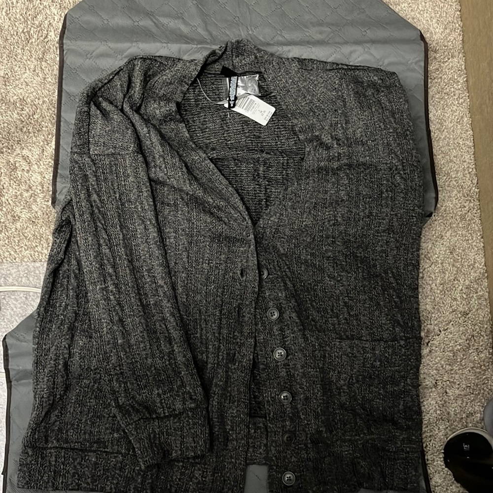NWT torrid cardigan gray